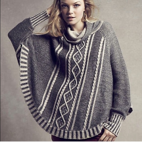 Anthropologie Delphine Poncho turtleneck by Yoon - Picture 2 of 8